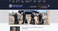 Desktop Screenshot of bonnevillesheriff.com